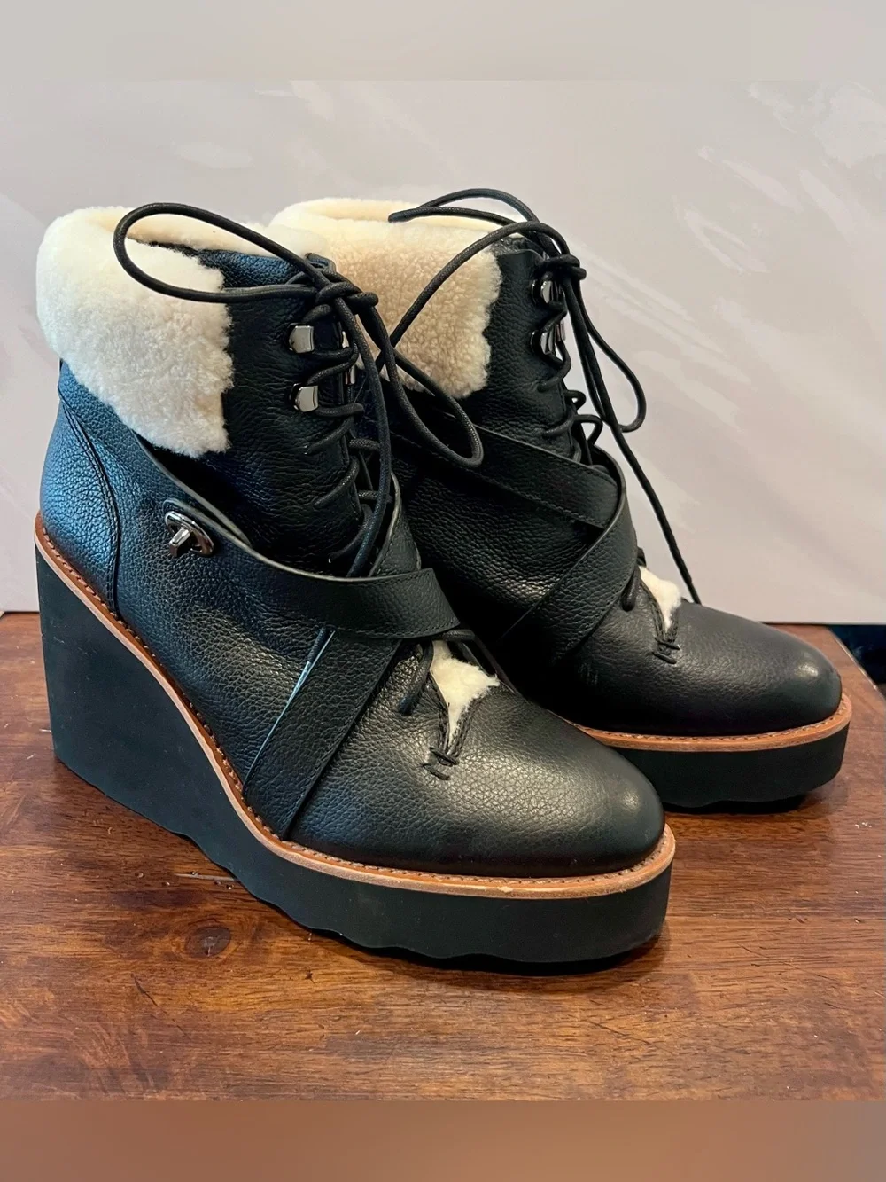 Coach wedge ankle